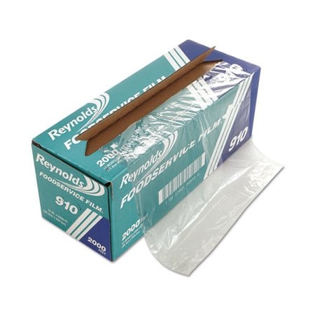 Alcoa Reynolds Reynolds, PVC FILM ROLL WITH CUTTER BOX, 12in X 2000 FT, CLEAR 910